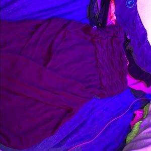 Purple turtle neck (stretchy)